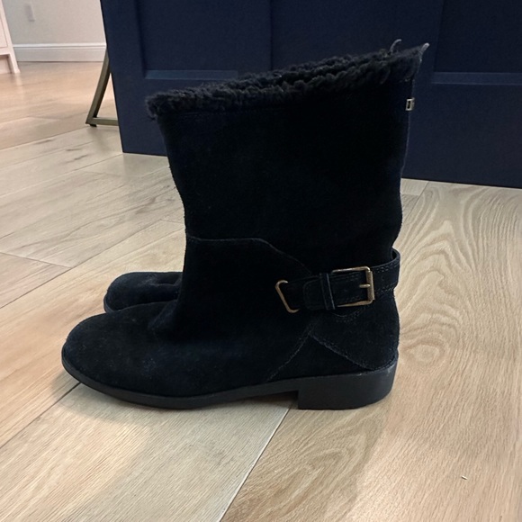 Cole Hann Short Black Waterproof Winter Boots Size 10 - Picture 1 of 5